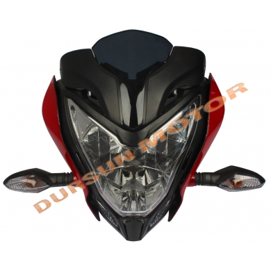 Bajaj Pulsar NS 200 Ön Far Komple Kırmızı